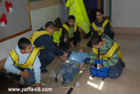 اطلاق صفارات الانذار ضمن تمرين للجبهة الداخلية يُحاكي هزة أرضية عنيفة تضرب البلاد